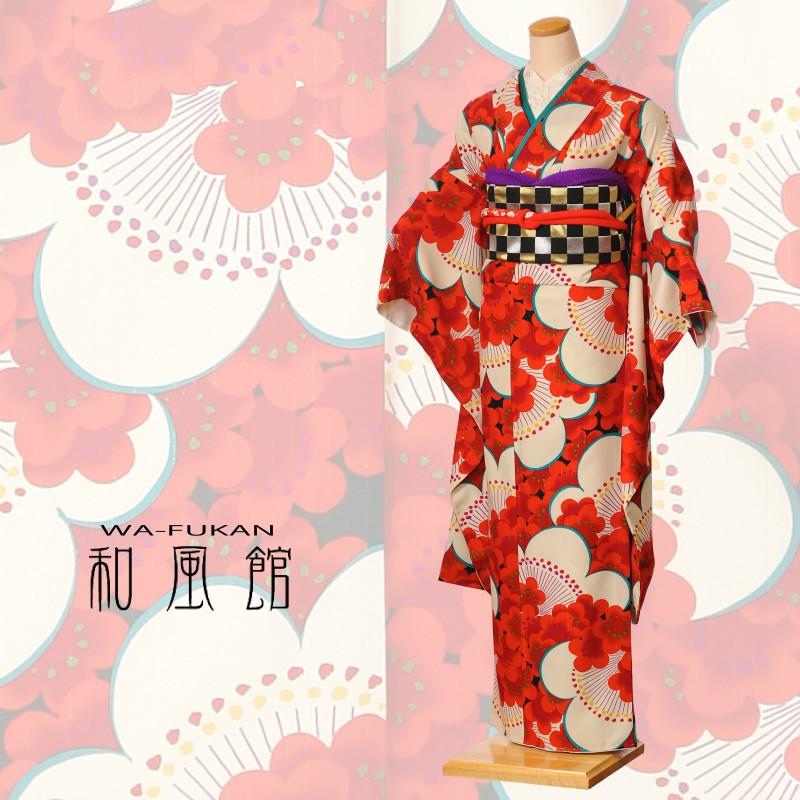 和風館 振袖レンタルフルセット8sacb 61 成人式 1月 結納 結婚式 振袖レンタル ふりそで レトロ振袖 着物レンタル 梅づくし 目立つ レトロ 150cm 168cm 8sacb 61 宅配レンタル衣裳アイビス 通販 Yahoo ショッピング