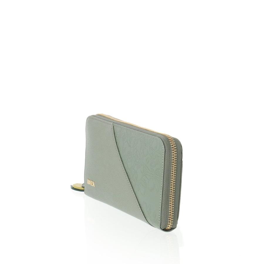 イビサ公式 長財布 ラウンドファスナー レディース 本革 レザー