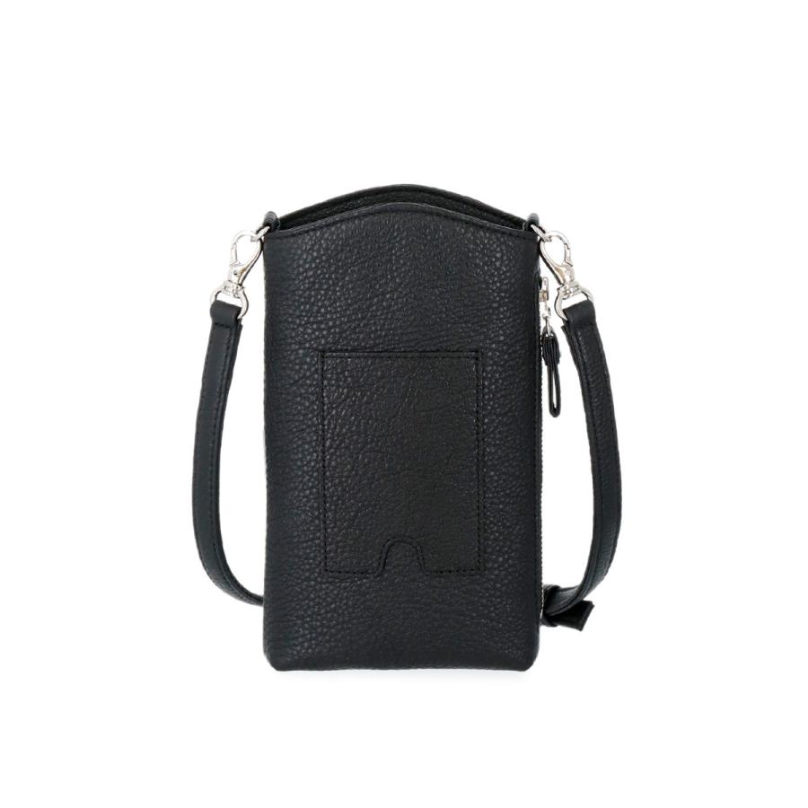【未使用品】 イビサ 牛革 スマホポシェット ショルダー 2WAY ブラック イビサ公式】人気 くまモン スマホショルダー 斜めがけ 携帯