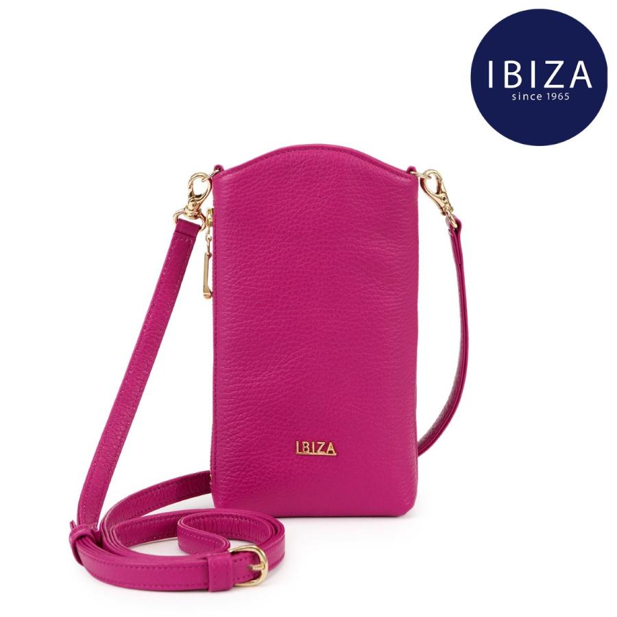 値下げしました イビザ スマホショルダー カード入れ付 IBIZA（イビサ） スマホショルダー スマホポシェット 本革 イビサ公式