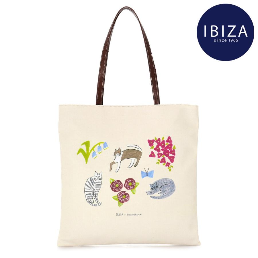 IBIZA（イビサ） イビサ公式 トート バッグ 帆布 かわいい ねこ 猫