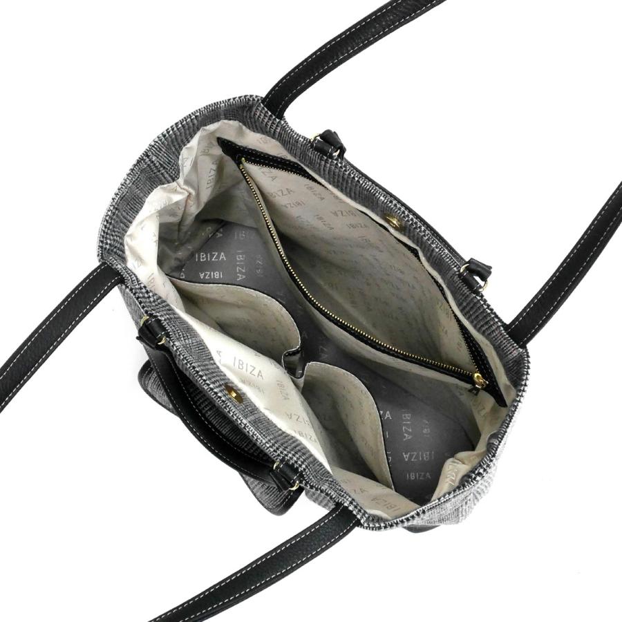 イビサ公式 ウール ハンド バッグ A4 サイズ トート 使いやすい 軽量