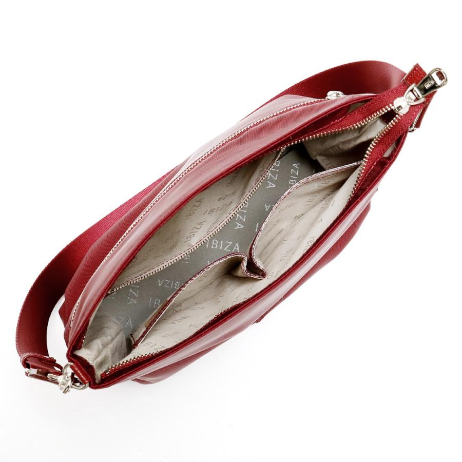 イビサ公式 ショルダー 斜めがけ バッグ ナイロン 使いやすい M サイズ