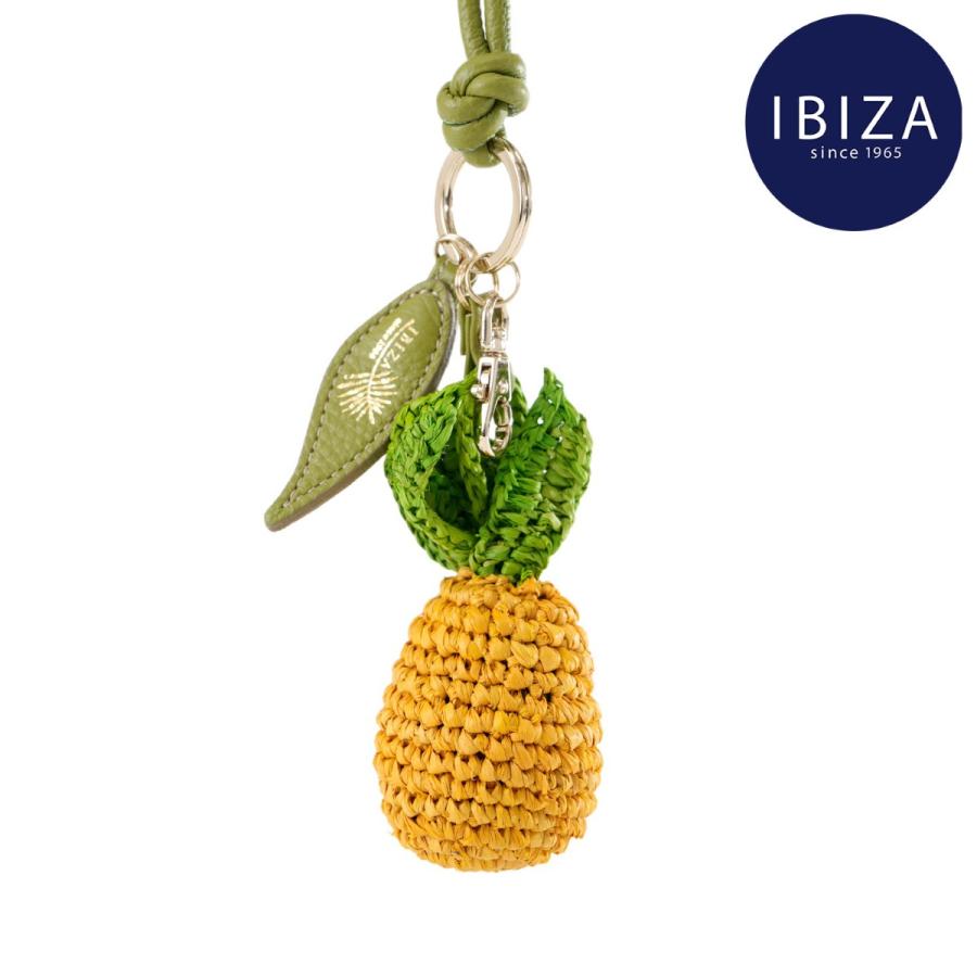 IBIZA（イビサ） イビサ公式 ラフィア チャーム パイナップル 人気