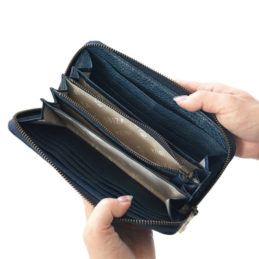 イビサ公式 日本製 イビサ ワニ クロコダイル 長財布 ラウンド  