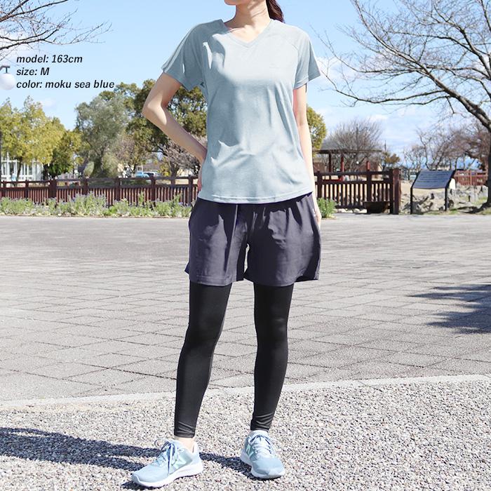 スポーツウェア レディース トップス Tシャツ 半袖 吸汗速乾 UVケア