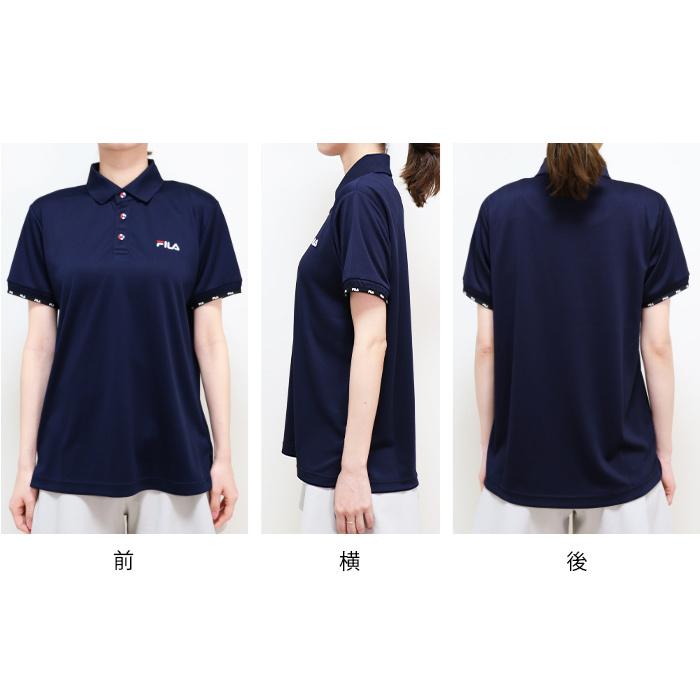 FILA ポロシャツ 半袖 スポーツウェア レディース トップス FILA ポロシャツ 半袖 スポーツウェア レディース トップス