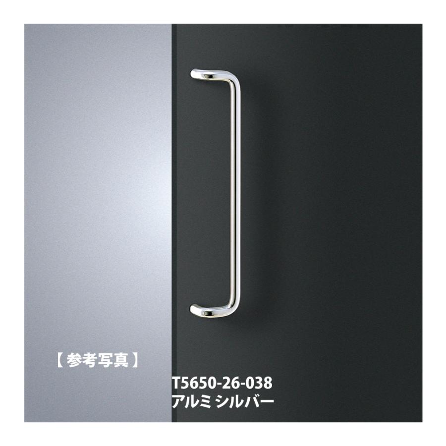 ユニオンドアハンドル　ブラストキャスト ユニオン ドアハンドル T5650（L600）ブラスミラー 【一般ドア用, 押し