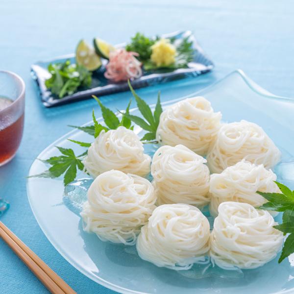 揖保乃糸 上級品 赤帯 そうめん 手延素麺 300g×10包 /上6×10/ : 手延