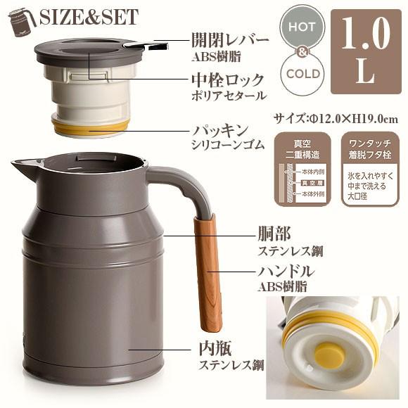 ドウシシャ モッシュ Mosh 卓上ポットタンク 1 0l ポット おしゃれ 保温 魔法瓶 水筒 魔法瓶 ペットボトルホルダー Dos M3004 アイビープラン 通販 Yahoo ショッピング