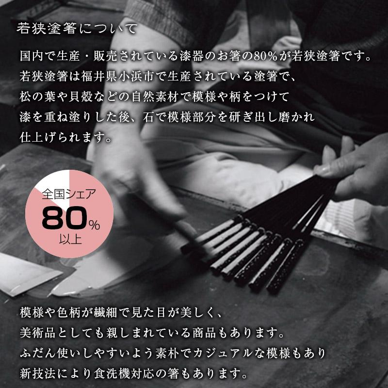若狭塗箸 一双 剛堅箸 朱 ごうけんばし しゅ 箸 はし 天然木 若狭塗 漆 