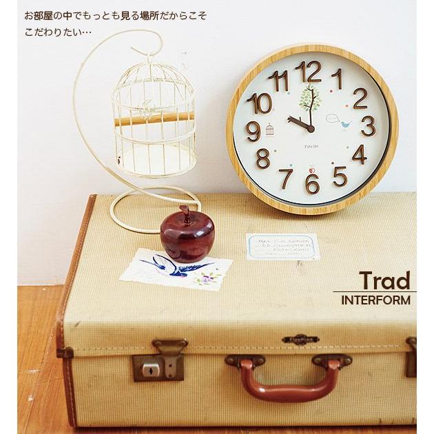 掛け時計　アンティーク　INTERFORM　インターフォルム　おしゃれ　電波時計　インテリア　Trad　トラド　ウォールクロック |  | 02