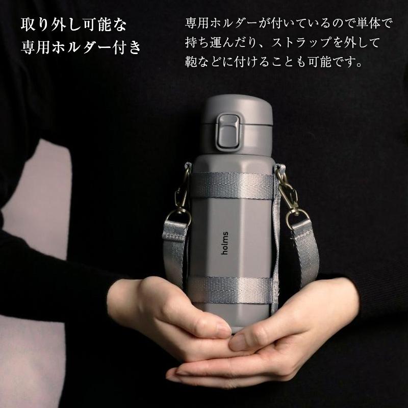 holms オクタワンタッチボトル 340 水筒 保冷 直飲み おしゃれ holms オクタワンタッチボトル 340 水筒 保冷 直飲み おしゃれ