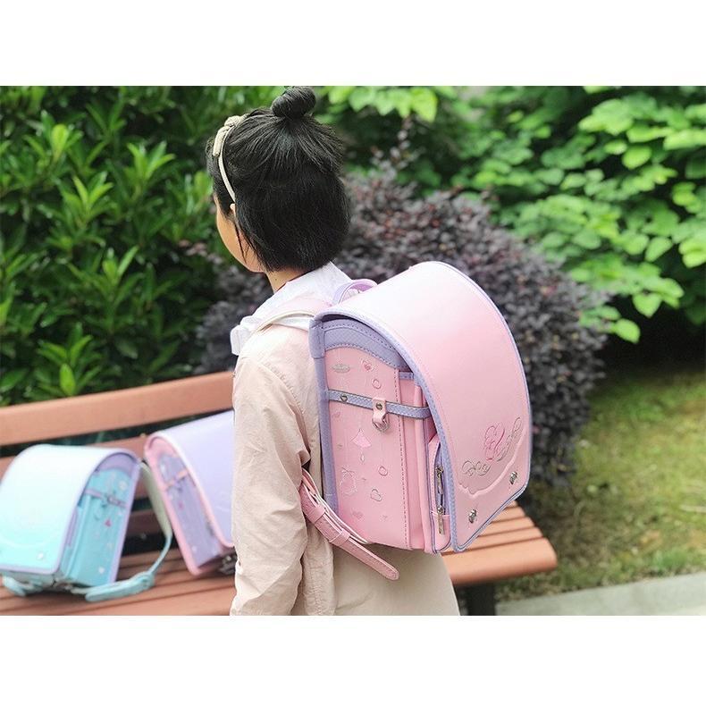 ランドセル 女の子 6年保証 45日間返品保証 軽い パープル ピンク 水色 祝入学 人気_5