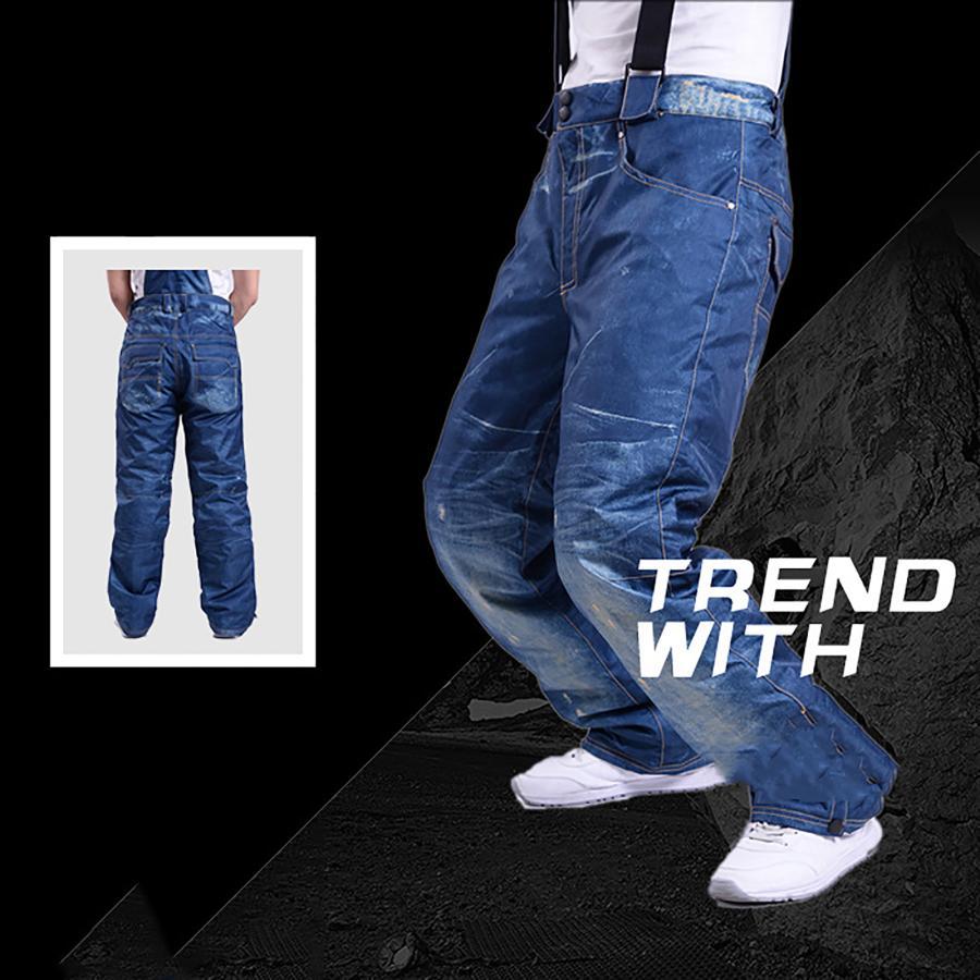 スキーウェア パンツ ジーンズ メンズ レディース スノーボード スノー