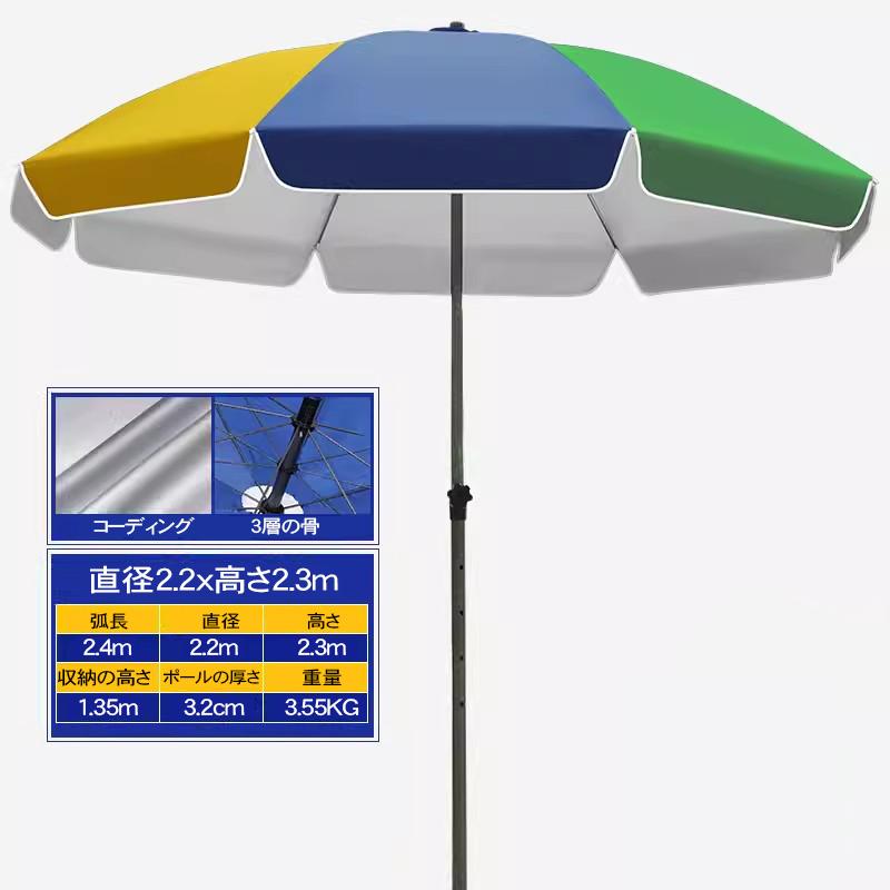 ガーデンパラソル使用期間２日！　日除け　シェード ガーデンパラソル パラソル 大型 200×200cm 正方形 サンシェード 風に
