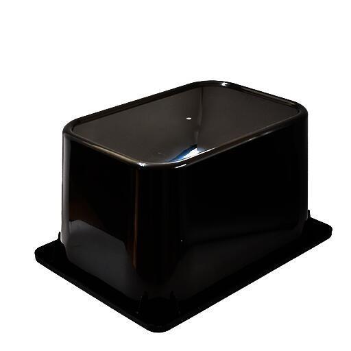 単品・送料別】オーバーフロー式メダカ舟 黒容器 白容器 14L 単品 水槽