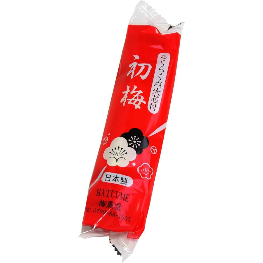 線香 らくらく点火芯付初梅1P×50束 3点セット お墓参り ギフト お供え お彼岸 お線香 進物線香 供物 線香セット お盆 御供の画像