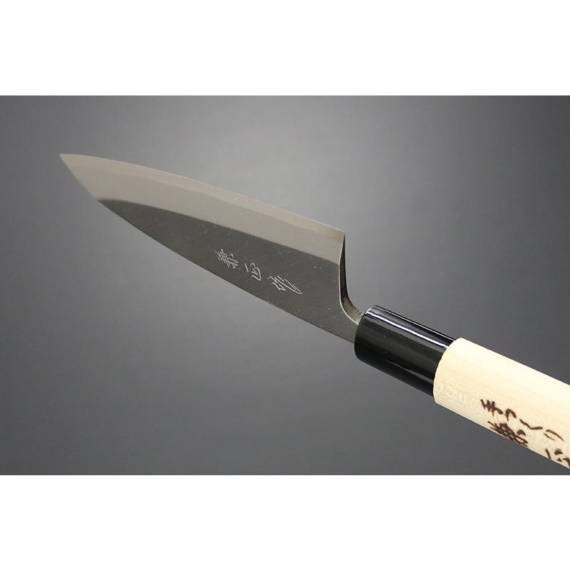 包丁 日本製 KC-541 関兼常 兼正作 PC口付 和包丁 本出刃 朴柄 120mm 北正 本通し 魚 鳥の画像