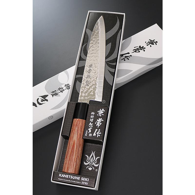 包丁 日本製 KC-951 牛刀 180mm + KC-953 薄刃型 165mm 兼常作 ステン1K6 槌目磨きの画像