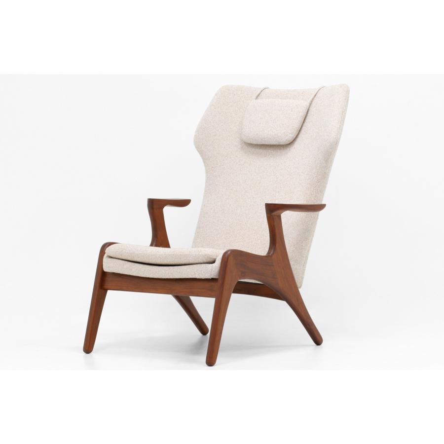 北欧デザイン家具 Klokken クロッケン ハイバック チェア ベージュ  