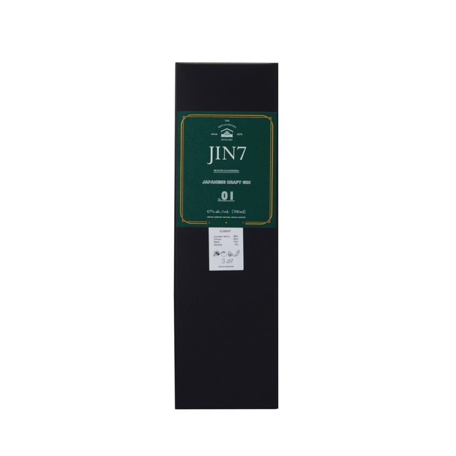 JIN7 series 01 ジャパニーズ 国産 クラフトジン 大山甚七商店  700ml 47度｜ibusukiya｜02