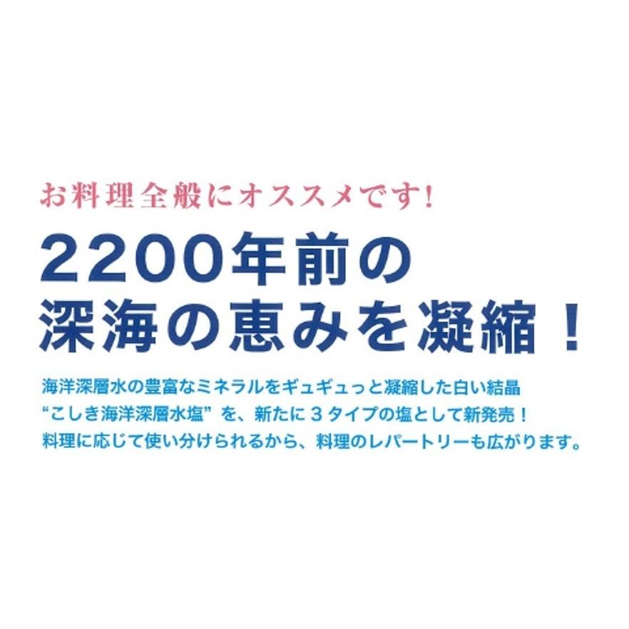 こしき海洋深層水 竜宮の塩 やさしお 200g×3袋 鹿児島産 天日塩 国産