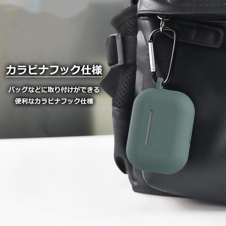 AirPods Pro 第1世代 ケース カラビナ付き シリコン ソフト カバー エアーポッズプロ ケース Air Pods Pro 1 カラフル 保護カバー 保護ケース AirPodsPro 初代｜icaca｜04