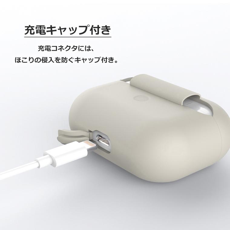 AirPods Pro 第1世代 ケース カラビナ付き シリコン ソフト カバー エアーポッズプロ ケース Air Pods Pro 1 カラフル 保護カバー 保護ケース AirPodsPro 初代｜icaca｜06