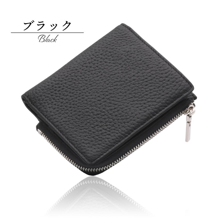二つ折り財布 レディース 薄型 本革 シボ レザー 札入れ L字 二つ折り財布 レディース 薄型 本革 シボ レザー 札入れ L字