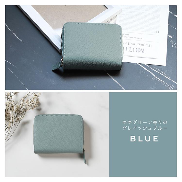 じゃばらカード入れ付き 二つ折り財布 レディース 本革 スキミング防止