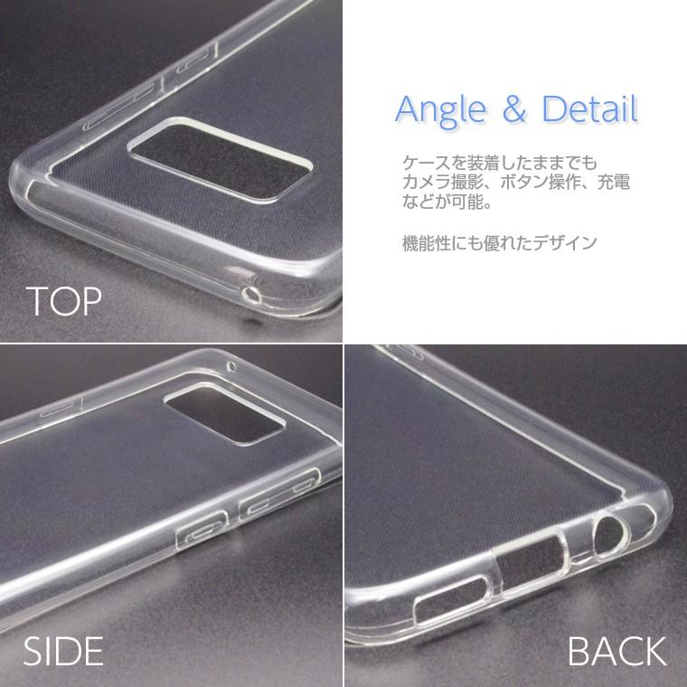 Galaxy S S8 SC-02J/SCV36 ソフトケース カバー クリア TPU 透明