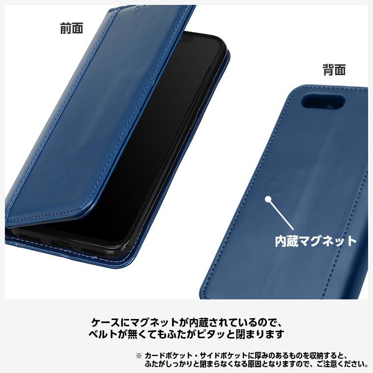OPPO（オッポ） OPPO Reno A ケース 手帳型 レザースリム ベルトなし