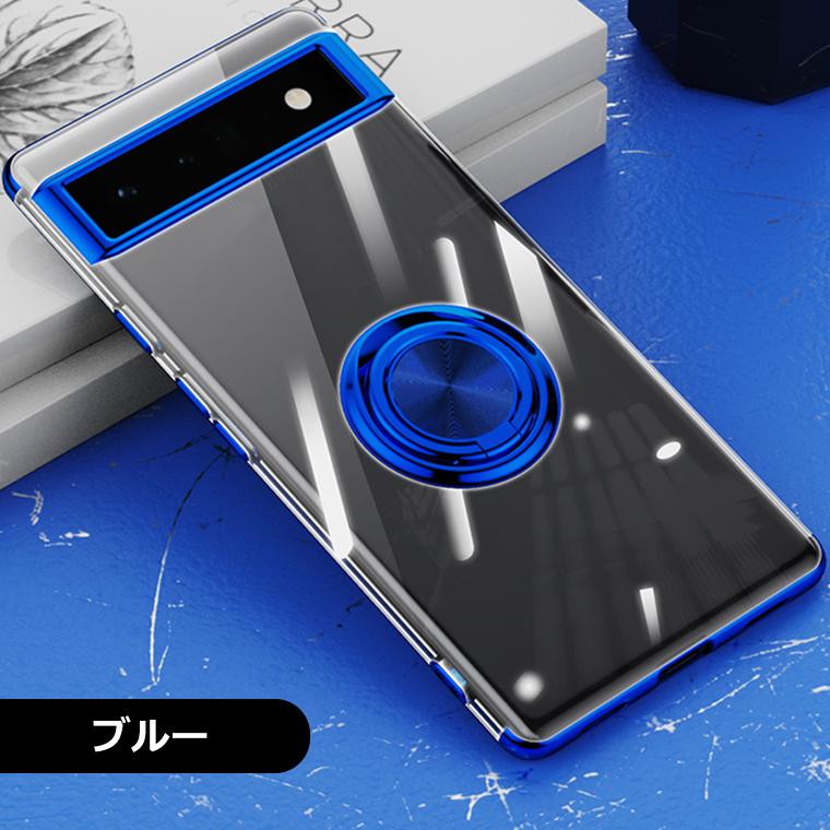 Google Pixel 8a 9a 10a スマホケース 7a 6a ケース リング付き メッキ