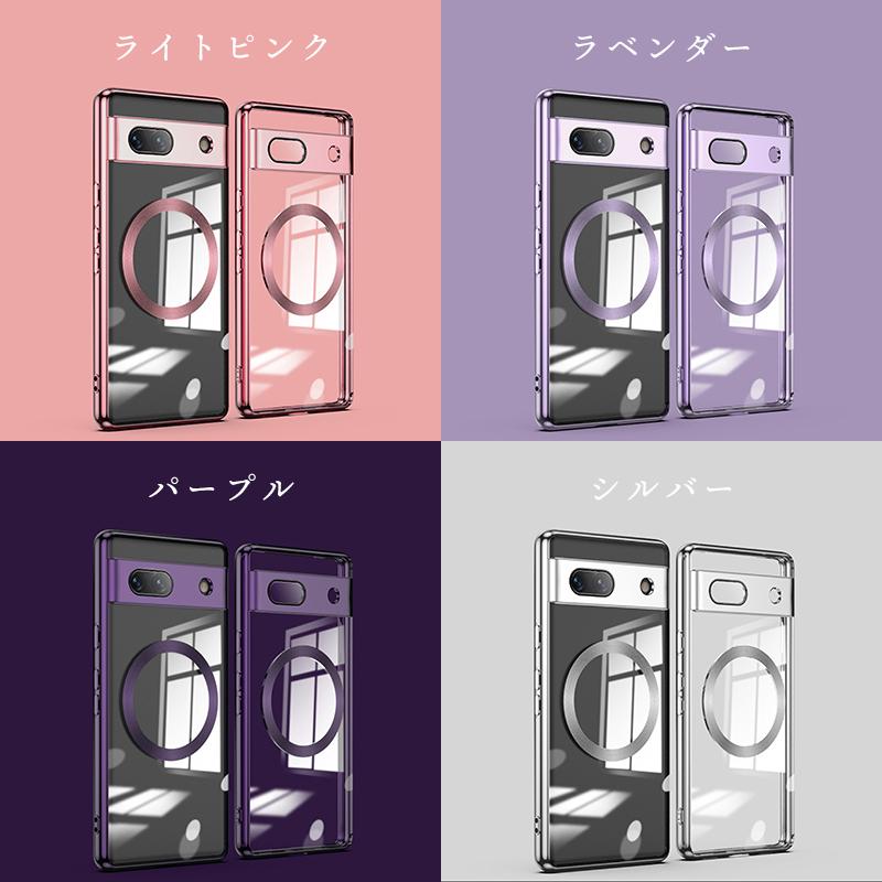 Google Pixel Pixel8a Pixel9a ケース メッキTPU クリア Pixel7a
