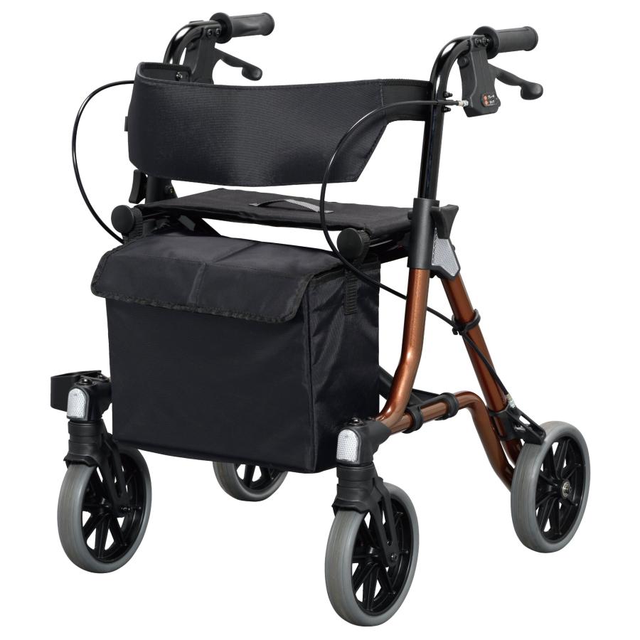 アロン化成 安寿 歩行車 トライリンク／ブラウン（アロン化成）532-320