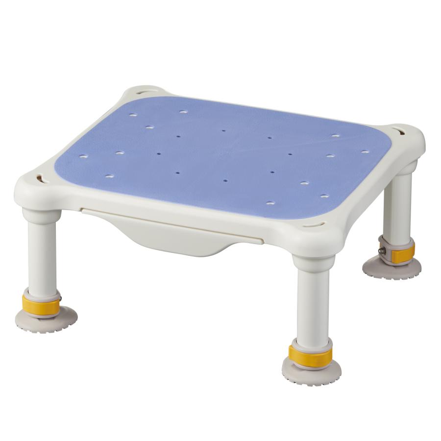 アロン化成 安寿 軽量浴槽台 あしぴた（すべり止め座面・高さ8-12cm