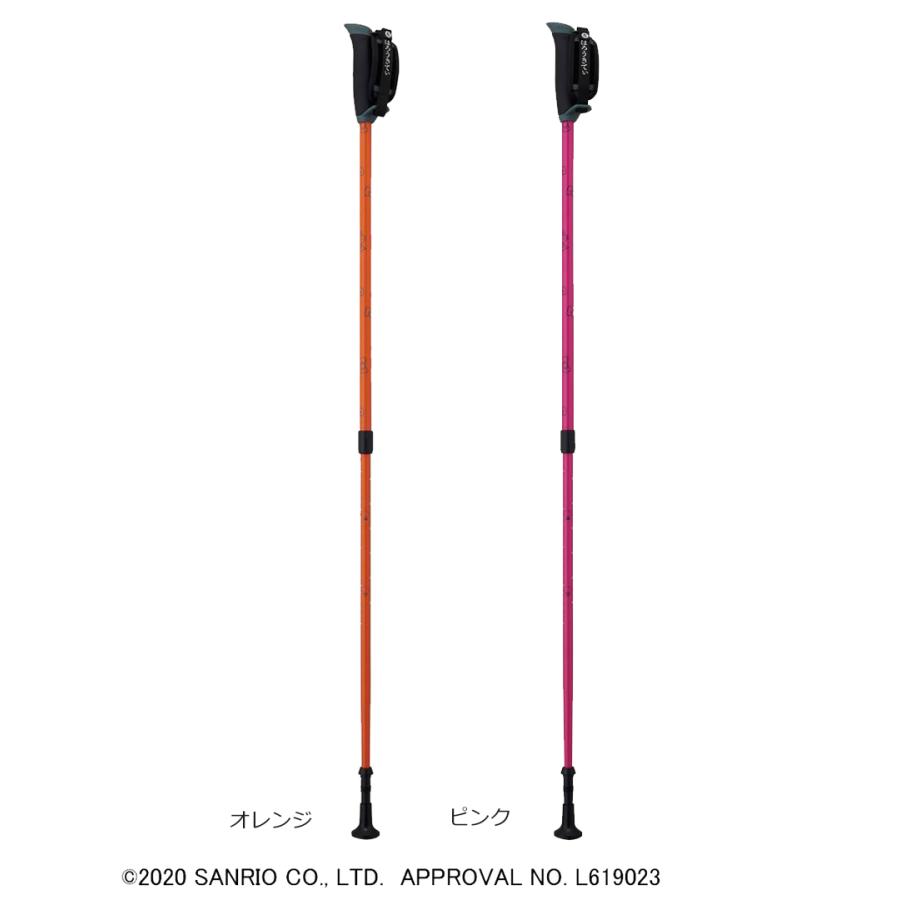 ウォーキングポール（ハローキティ）／ピンク（ウェルファン）010901 ウェルファン ウォーキングポール（ハローキティ）／ピンク（ウェル