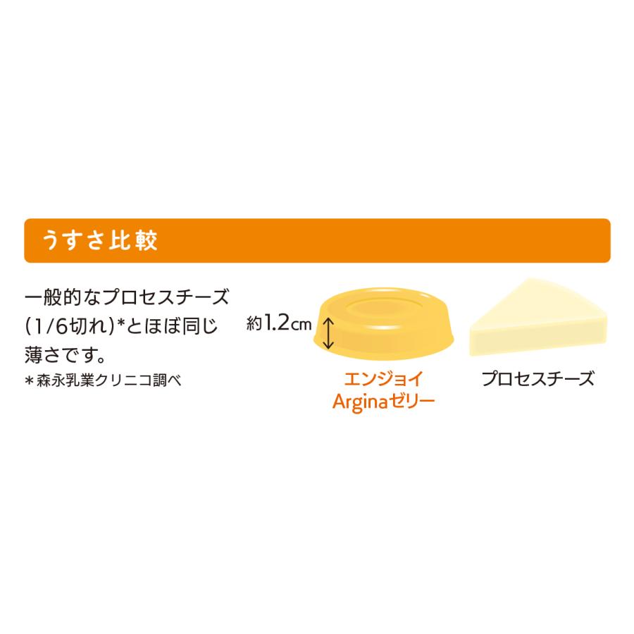 森永乳業 （ケース販売）蜜りんご味 42g×24個／エンジョイArginaゼリー