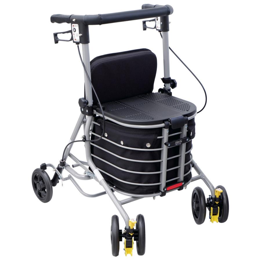 島製作所 シンフォニー バスケットSP／ブラック（島製作所）歩行車