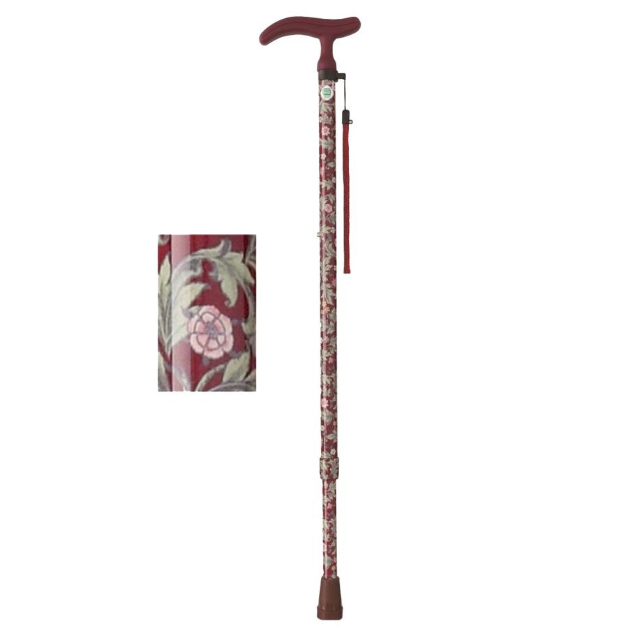 4977626733727 【5個入】アクティブグレース 伸縮S ワインレッド【キャンセル不可】 フジホーム ステッキ WB3756 フジホーム アクティブ・グレース 伸縮S／ワインレッド（フジホーム