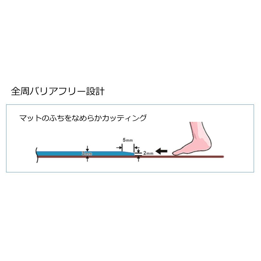 シンエイテクノ ダイヤタッチ すべり止め健康お風呂マット ジャンボ