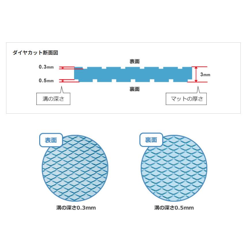 シンエイテクノ ダイヤタッチ すべり止め健康お風呂マット ジャンボ