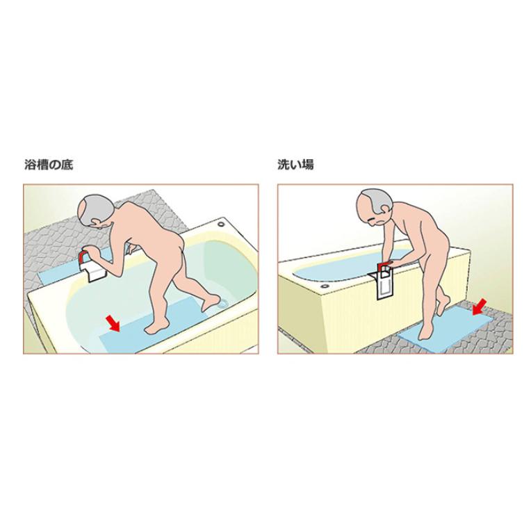 シンエイテクノ ダイヤタッチ すべり止め健康お風呂マット ジャンボ