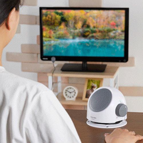 テレビの音も聞こえる手もとスピーカーII／ホワイト（旭電機化成）ANS-302WH | 旭電機化成 | 02