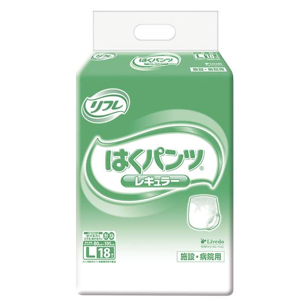 リフレ はくパンツ （ケース販売）リフレ レギュラー Lサイズ／18枚入