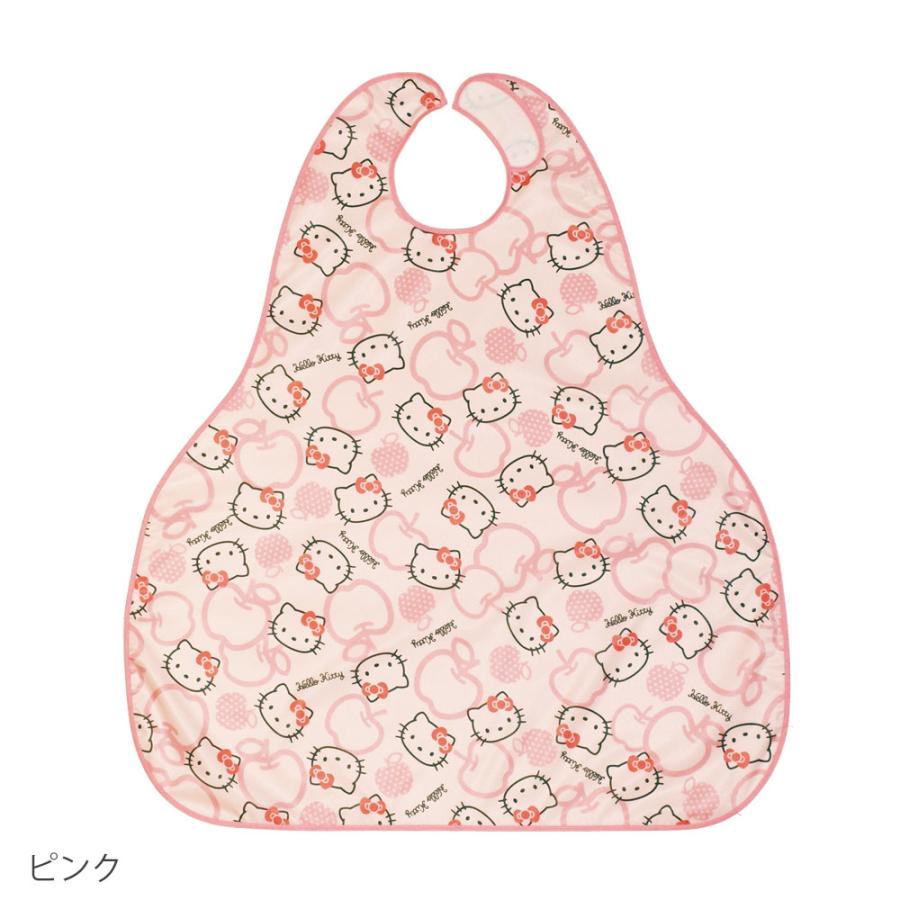 ANGEL ハローキティ 食事用エプロン／ピーチ（エンゼル）S600