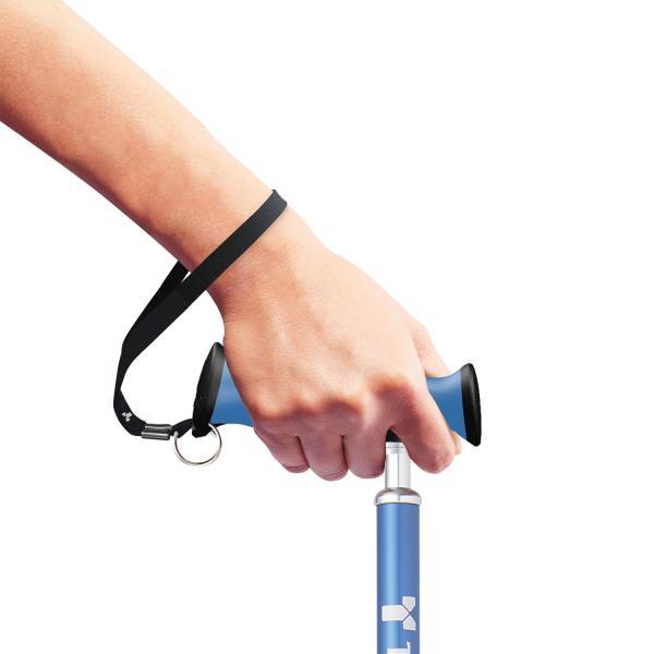 バンブーポール　テズ　 竹虎 バンブーステッキ 伸縮タイプ／ブルー（竹虎）104943