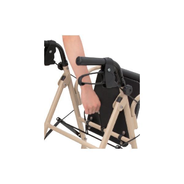 【歩行器】竹虎　ハッピーミニ　ベージュ Amazon.co.jp: 竹虎 【歩行車】 ハッピーミニ抑速ブレーキ