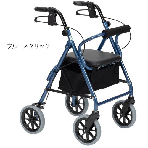 竹虎 ハッピーIII ／ブルーメタリック 歩行車 （竹虎）117090